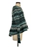 Free People Chevron-herringbone Teal Pullover Sweater Size XS - photo 4