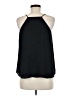 Ann Taylor LOFT Outlet 100% Polyester Black Sleeveless Blouse Size M (petite) - photo 2