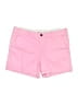 Merona 100% Cotton Solid Pink Shorts Size 10 - photo 1