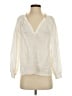 Boden 100% Linen Ivory Long Sleeve Blouse Size 4 - photo 1
