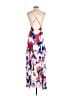 Natori 100% Polyester Floral Blue Casual Dress Size 4 - photo 2