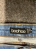 Boohoo Solid Blue Jeans Size 18 - photo 4