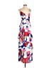 Natori 100% Polyester Floral Blue Casual Dress Size 4 - photo 1