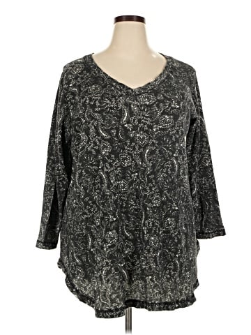 Roaman's 3/4 Sleeve T-Shirt (view 1)