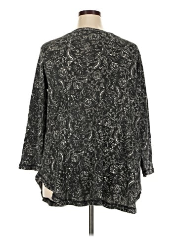 Roaman's 3/4 Sleeve T-Shirt (view 2)