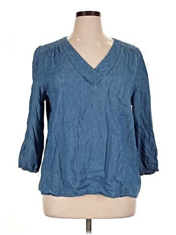 St. John's Bay 3/4 Sleeve Blouse (view 1)