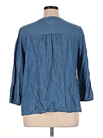 St. John's Bay 3/4 Sleeve Blouse (view 2)