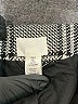 H&M 100% Polyester Houndstooth Gray Blazer Size S - photo 6