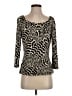 St. John Sport Black 3/4 Sleeve Top Size S - photo 1