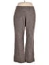 Harve Benard Chevron-herringbone Gray Dress Pants Size 16 - photo 1