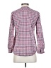 Alya 100% Cotton Checkered-gingham Pink 3/4 Sleeve Blouse Size S - photo 2