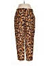 Assorted Brands Animal Print Brown Casual Pants Size 8 - photo 1