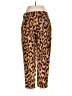 Assorted Brands Animal Print Brown Casual Pants Size 8 - photo 2