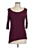 Olivia Moon Burgundy 3/4 Sleeve Top Size L - photo 1