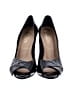 Butter 100% Leather Black Heels Size 9 - photo 2