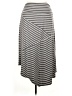 AB Studio Stripes Gray Casual Skirt Size XL - photo 1