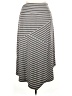 AB Studio Stripes Gray Casual Skirt Size XL - photo 2