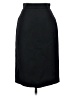 Prada Solid Black Formal Skirt Size EU (IT) 38 / US 2 - photo 1