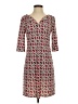 Laundry by Design Print Red Casual Dress Size 2 - photo 1