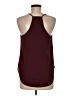 Lily White 100% Polyester Burgundy Sleeveless Blouse Size M - photo 2