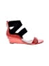 Delman Shoes Red Wedges Size 9 1/2 - photo 1