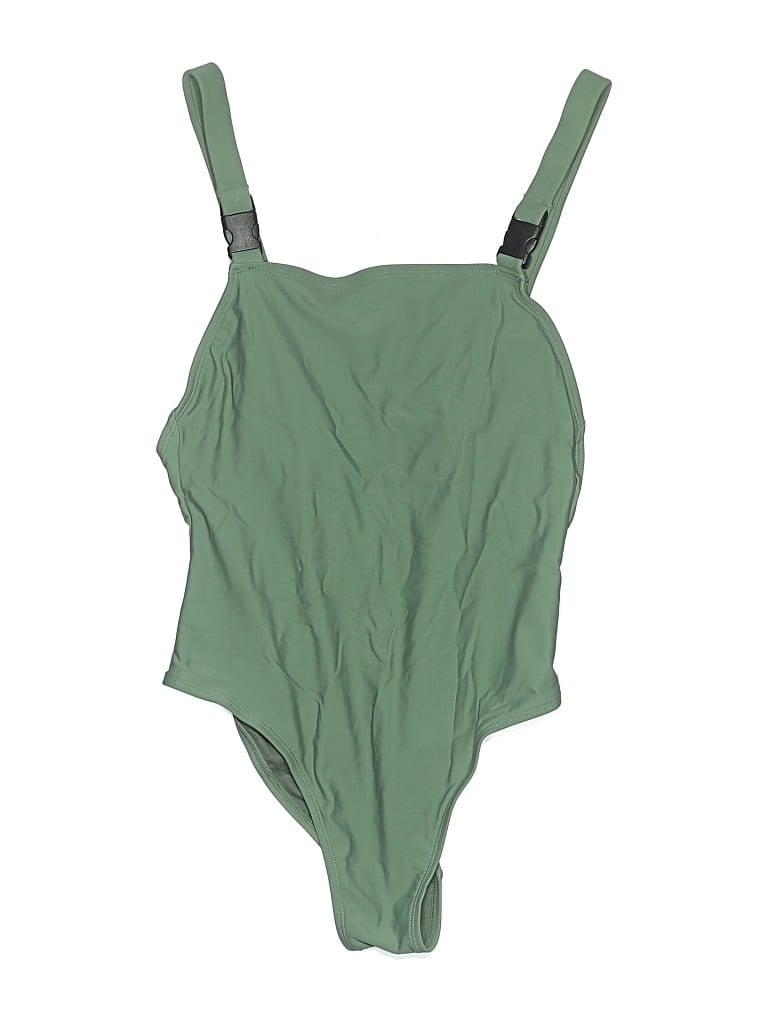 Pre-owned Xhilaration Bodysuit In Green