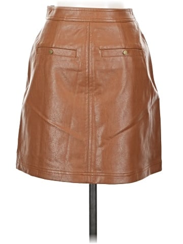Pilcro Faux Leather Skirt (view 2)