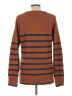 Be Cool 100% Acrylic Stripes Brown Pullover Sweater Size L - photo 2