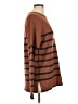 Be Cool 100% Acrylic Stripes Brown Pullover Sweater Size L - photo 4