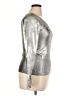 Bebe Metallic Silver Long Sleeve T-Shirt Size XL - photo 4