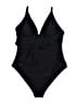 Unbranded Solid Black One Piece Swimsuit One size - photo 1