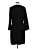 Ann Taylor 100% Polyester Black Casual Dress Size 10 - photo 2