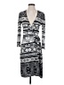 BCBGMAXAZRIA Print Gray Casual Dress Size XS - photo 1