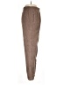 SKIMS 100% Polyester Chevron-herringbone Brown Casual Pants Size M - photo 4