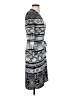 BCBGMAXAZRIA Print Gray Casual Dress Size XS - photo 4