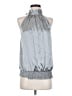 Forever 21 100% Polyester Silver Sleeveless Blouse Size S - photo 1