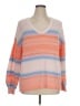 Ann Taylor LOFT Stripes Orange Pullover Sweater Size XL - photo 1