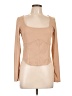 New Look Tan Long Sleeve Top Size 12 - photo 1