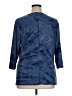 Keren Hart Blue 3/4 Sleeve Top Size 1X - photo 2