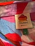 FARM Rio Print Red Short Sleeve Blouse Size L - photo 7