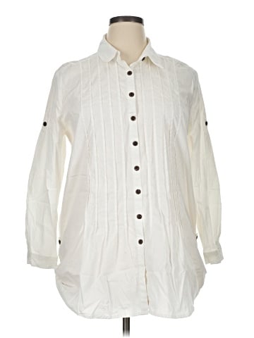 Serengeti Long Sleeve Button-Down Shirt (view 1)