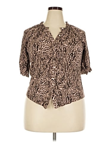 Bobeau Short Sleeve Blouse (view 1)