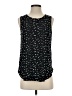 Left Coast by Dolan 100% Polyester Black Sleeveless Blouse Size S - photo 1