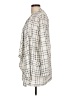 Lush 100% Polyester Checkered-gingham Ivory Blazer Size L - photo 5