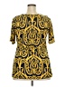 Assorted Brands Paisley Yellow Short Sleeve T-Shirt Size XXL - photo 2