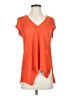 Meadow Rue Orange Short Sleeve Top Size XS - photo 1
