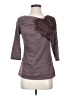 Deletta Gray 3/4 Sleeve Top Size XS - photo 1