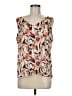 Ann Taylor LOFT Outlet 100% Polyester Ivory Sleeveless Blouse Size M - photo 1