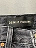 Denim Forum 100% Organic Cotton Black Jeans Size 25 waist - photo 4
