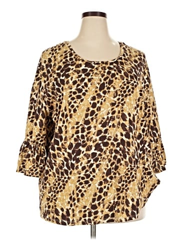 Roaman's 3/4 Sleeve Blouse (view 1)